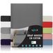 Jersey Dreamzie Jersey Katoenen Hoeslakens - 70 x 160 cm, Antracietgrijs