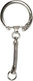 Creativ Company CC Keyring with chain, L: 6 cm, dia. 2,3 cm, 25 pc/ 1 pack
