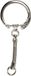 Creativ Company CC Keyring with chain, L: 6 cm, dia. 2,3 cm, 25 pc/ 1 pack