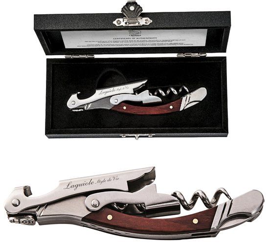 Laguiole Style de Vie Kurkentrekker - Rozenhout - In giftbox