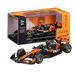 Bburago - McLaren F1 MCL39 2025#4 Norris, Diecast auto op schaal 1:43 met vitrine