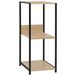 VidaXL Boekenkast Zwart Eiken Hout 335x396x797 mm