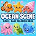 Ocean Scene: Coloring Book for Ocean Lovers
