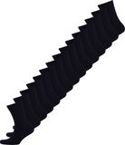 NUR DER Basissokken zwart 39-42 15 stuks