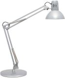 MAUL MAULstudy Bureaulamp - Metaal - Zilver - E27 Fitting - Kantelbare Arm - Tafellamp