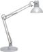 MAUL MAULstudy Bureaulamp - Metaal - Zilver - E27 Fitting - Kantelbare Arm - Tafellamp