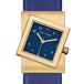 Rolf Cremer Turn-S 507705 Horloge Dames Blauw Kalfsleer 23mm
