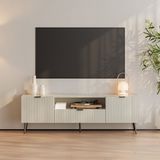 en.casa Tv-meubel Nand 160x40x51 cm havermout