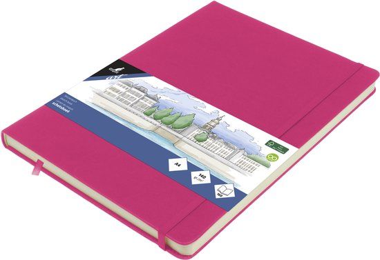 Kangaro Schetsboek A4 Hot Pink