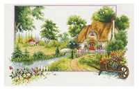 Lieveheersbeestje Borduurset Summer Cottage Kruissteekset