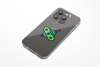 Bonateks, Digitaal bedrukte hoes, compatibel met iPhone 14 Pro, telefoonhoes, beschermhoes, schokbestendig, siliconen, flexibel, transparant