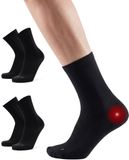 DANISH ENDURANCE Steunsokken voor Hielspoor - Plantaire Fasciitis - Sokken voor Neuropathie - 2 pack - 35-38