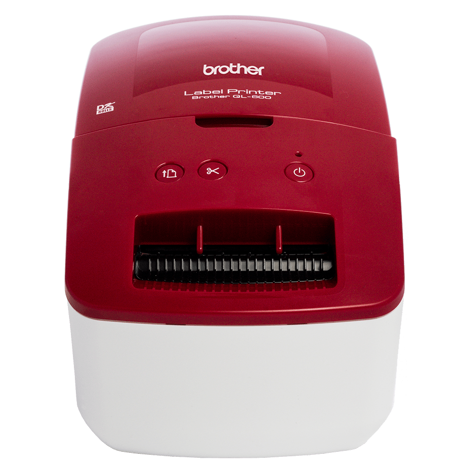 Brother QL-600R Labelprinter - Direct thermisch - 300 x 600 DPI - Wit, rood