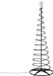 ECD Germany LED-kerstboom met lichtslinger, 210 cm, 756 LED's warmwit