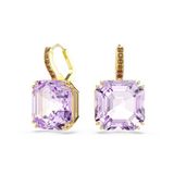 Swarovski Millenia Oorhangers Verguld Metaal Paars