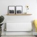 Hudson Reed Radiateur à panneaux Type 22 Convecteur Chauffage (T22) Horizontal - Blanc | 120cm x 40cm x 10,3cm - 1387 Watt | Eco