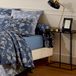 Icecat Taie De Traversin Percale De Coton Végétal Bleu 86x200 Cm