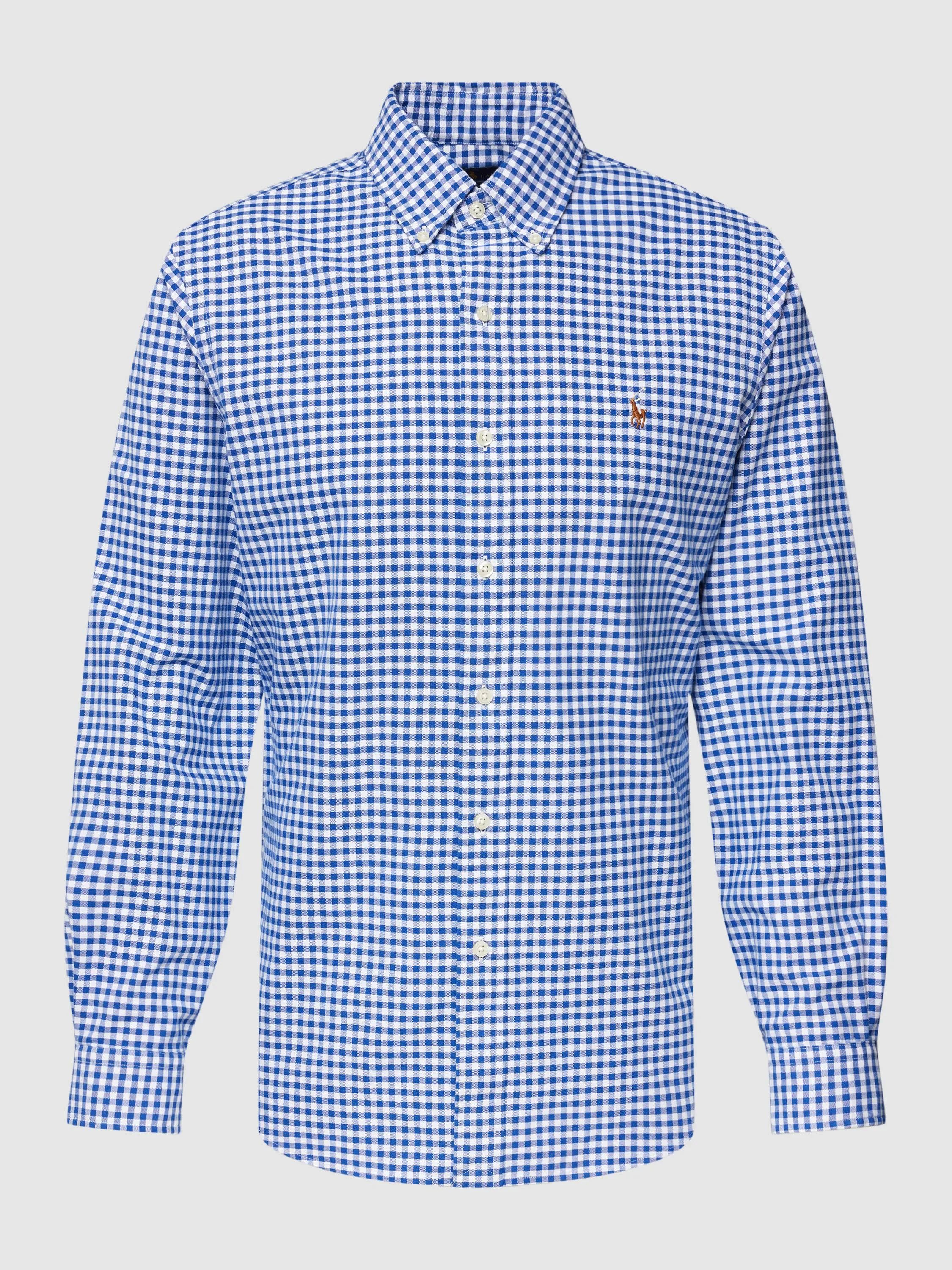 POLO Ralph Lauren geruit regular fit overhemd blue/white ginham