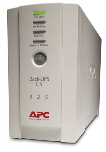 APC Back-UPS 325VA - Noodstroomvoeding - 4x C13 uitgang - Beige