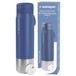Wessper Waterfilterfles van roestvrij staal, 1 l, met ActitexDisc filter | Fles met actieve koolfilterpatroon, waterfilterindicator, vermindert chloor