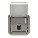 LEGRAND, Plexo Nieuwe Insert RJ45 Data Box Categorie 6 UTP Kleur: Grijs