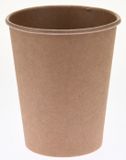 Merkloos / Sans marque Excellent Houseware papieren koffiebeker/drinkbeker - 150 stuks - 250 ml - gerecycled kraft papier - Biologisch afbreekbaar - wegwerp bekers