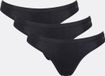 sloggi GO Daily Cotton Mini 3P Dames Onderbroek - Zwart - Maat L