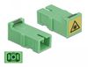DeLOCK 85925 Glasvezeladapter SC Simplex Groen 4 stuk(s)