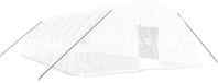 vidaXL Tuinkas met stalen frame, 60 m², 10x6x2,85 m, wit