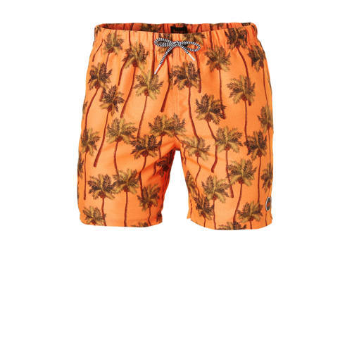 Shiwi zwemshort met all over print oranje