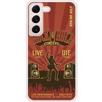 Samsung Galaxy S22 Versterkt Hard Hoesje - Rock and Roll