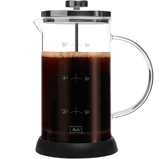 Melitta French Press Classic 8t - Black, Transparent - 8 Cups