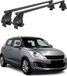 Omac Barres De Toit Transversales En Acier Pour Suzuki Swift Ii 2013-2017 Fl – Antivol Inclus – Testées City Crash – Din 75302:2019 – Iso/pas 11154:2006 – Charge Max 50 Kg Noir