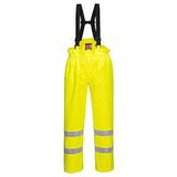 Portwest S780 Bizflame Regen Ongevoerd-Hi-Vis FR Broek Antistatisch Ademend