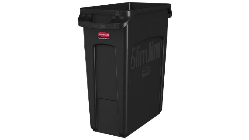 Rubbermaid 1955959 Vuilnisbak - 60 Liter - Zwart