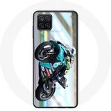 Maniacase Hoesje voor Samsung Galaxy A42 5G Valentino Rossi GP motor racer