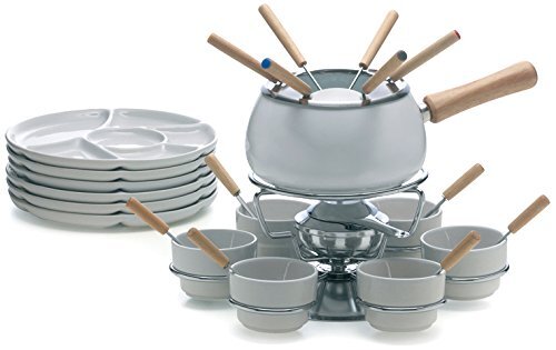 Soul Kitchen Excèlsa fondue set, 28-delig, wit