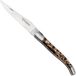 Laguiole en Aubrac Nuts Brown Acrylic, Matt Bolsters, zakmes, 12 cm