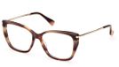 MaxMara MM5007 brun clair/rayé 53/15/145 FEMME Montures de lunettes