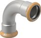 Geberit GE Mapress, bocht, 90 graden, diameter 54 mm, NPW, 1 stuk.