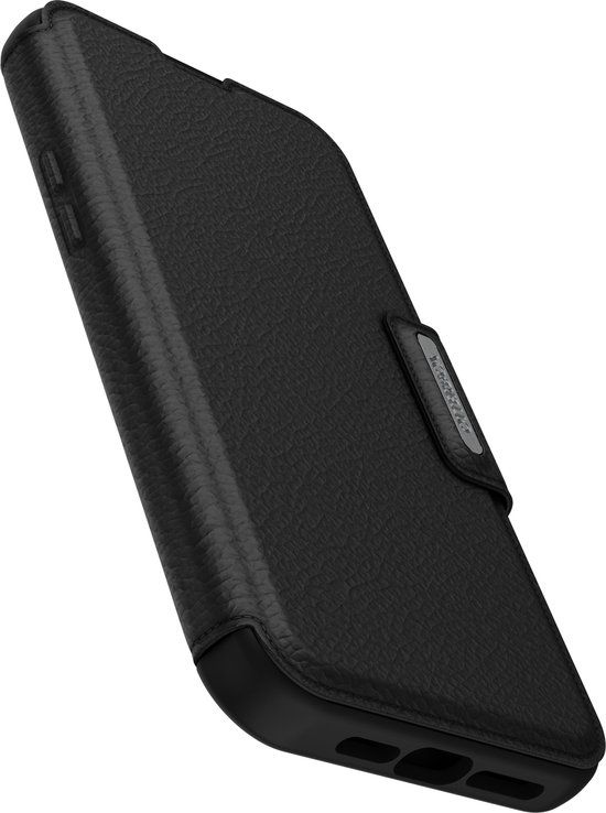OtterBox Strada MagSafe Case - Apple iPhone 15 Pro Max - Shadow - Black