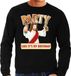 Bellatio Decorations Foute Kersttrui Party Jezus Zwart XXXL