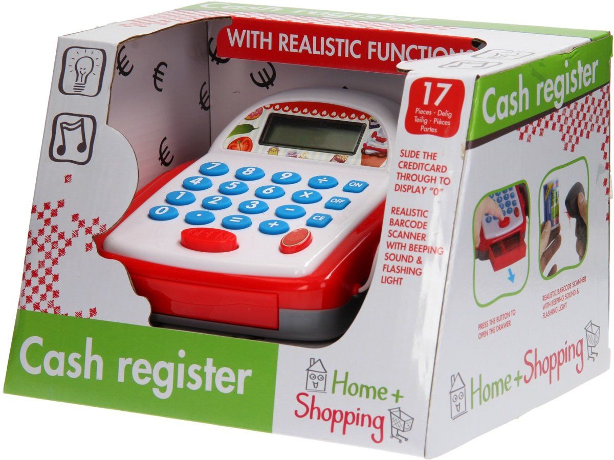 Johntoy Home and Shopping kassa met licht en geluid