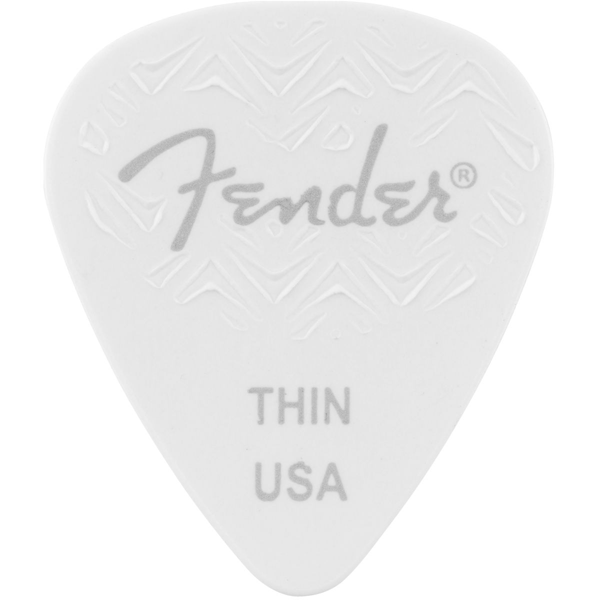 Fender Wavelength Picks 351 Thin White plectrumset 6 stuks