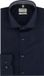 Olymp chemise bleu foncé uni manche longue coton biologique stretch homme taille 46
