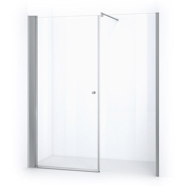 Maxaro Douchewand met Draaideur Zircon Comfort 180cm Chroom