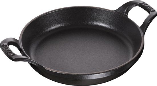 Staub Stapelbaar bord - Rond - 16 cm - Zwart