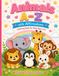 Animals A–Z with Affirmations: Coloring Book for Kids Ages 3–8: Cute Animal Alphabet Coloring Pages with Simple Designs & Positive Faith-Based Messages