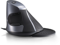 Delux Spire CG-DLM618BU-USB - Ergonomische muis - Optisch - 1600 DPI - Zwart/Grijs