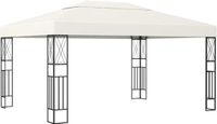 vidaXL Prieel 3x4m Crème Stof